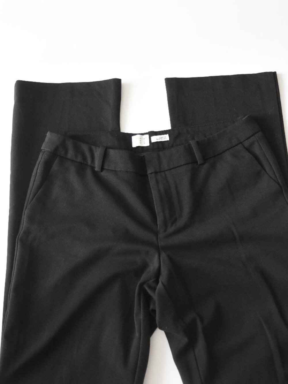 A New Day Black Stretch Dress Pants Women’s Size 6 Straight Leg Office Casual